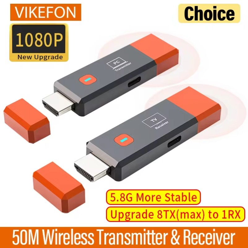 Hdmi Adapter - ไร้สาย HDMI-อะแดปเตอร์วิดีโอเครื่องส่งสัญญาณ Extender TV Stick Dongle