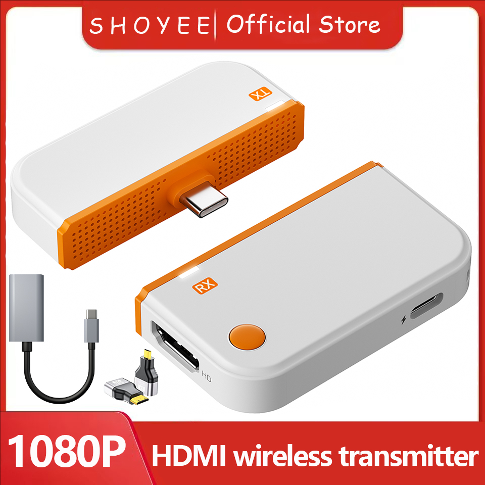 Hdmi Adapter - 50M Type C HDMI-เข้ากันได้กับตัวรับสัญญาณวิดีโอไร้สายอะแดปเตอร์ต่อขยายทีวีสติ๊กดองเกิลสำหรับแล็ปท็อปพีซีโทรศัพท์จอทีวี