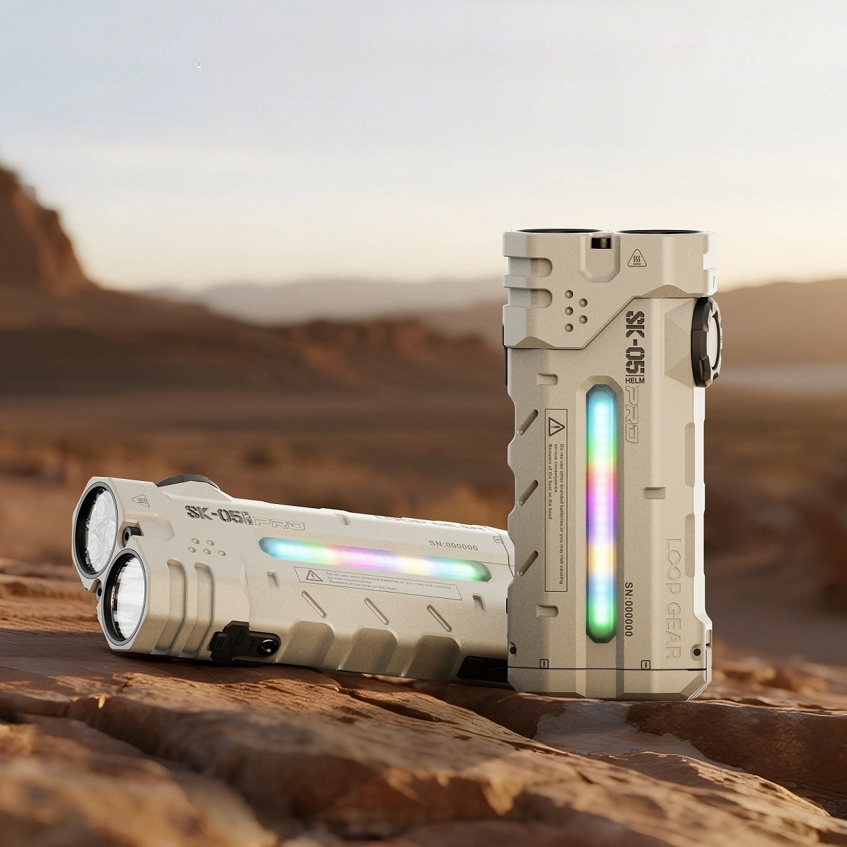 Power Bank - ไฟฉาย LED แบบแบนอเนกประสงค์ LOOP รุ่น MAO