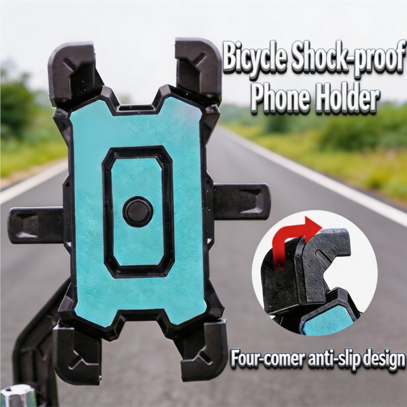 Phone Holder - ที่วางโทรศัพท์สำหรับจักรยาน ที่ยึดโทรศัพท์กันน้ำ ปรับได้ ใช้กับแฮนด์จักรยาน ป้องกันการสั่นสะเทือน ใช้ได้กับจักรยานและสกู๊ตเตอร์