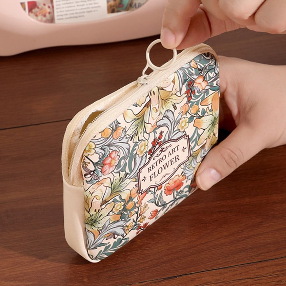 Cable Organizer - กระเป๋าใส่ผ้าอนามัย PVC ใหม่ ความจุขนาดใหญ่ กระเป๋าเครื่องสำอางอเนกประสงค์ กระเป๋าจัดเก็บสายชาร์จขนาดเล็ก