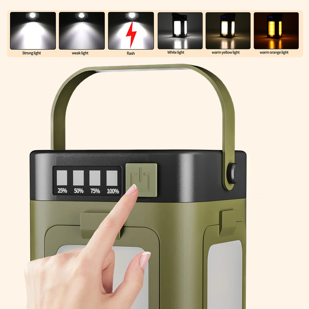 ไฟแคมป์ปิ้งพกพาพลังงานแสงอาทิต - Power Bank บทวิจารณ์และราคา