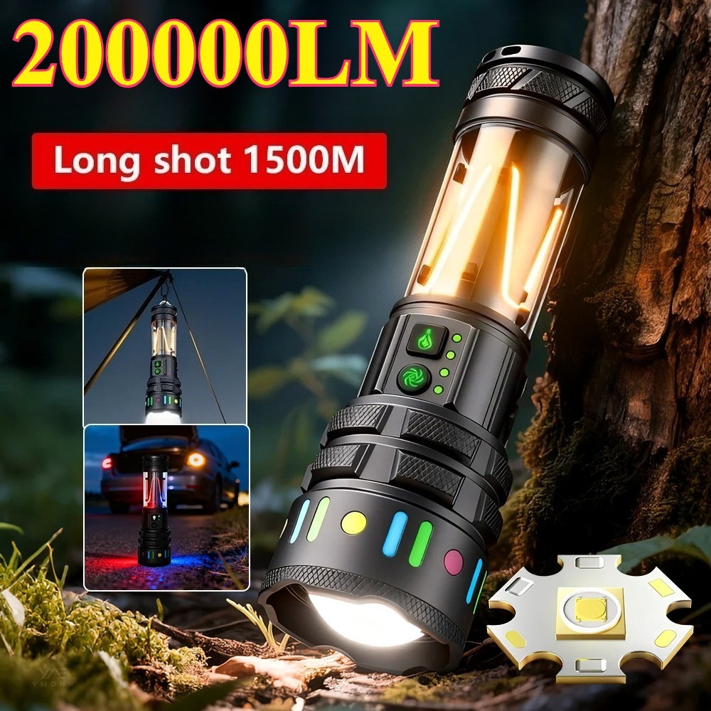 ไฟฉาย LED สว่างพิเศษทรงพลัง ชา - Power Bank บทวิจารณ์และราคา