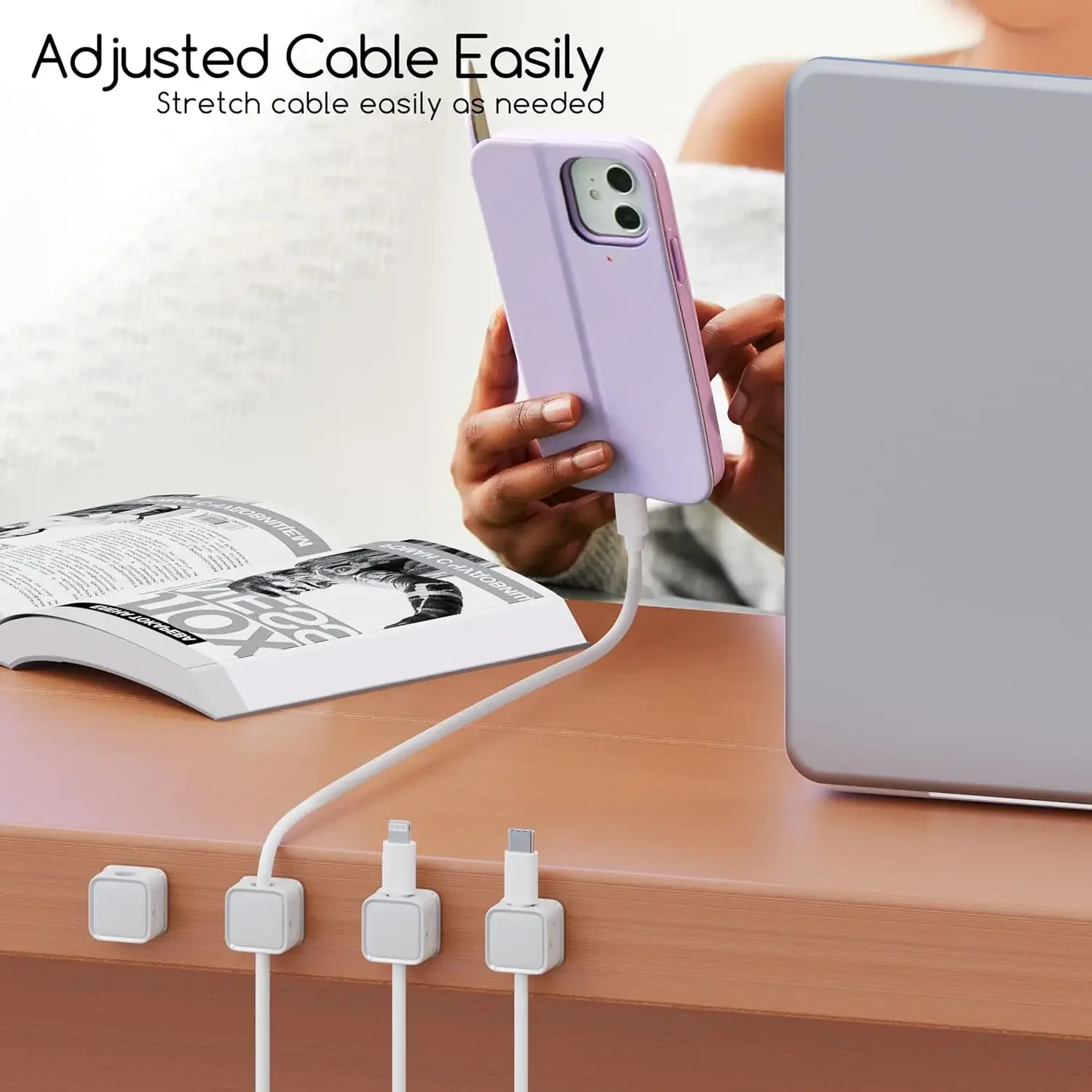 ที่จัดสายเคเบิลขนาดเล็ก ที่ยึด - Cable Organizer บทวิจารณ์และราคา