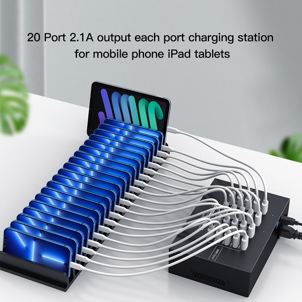 ฮับชาร์จ USB 3.0 แบบ 20 พอร์ต  - Usb Hub บทวิจารณ์และราคา