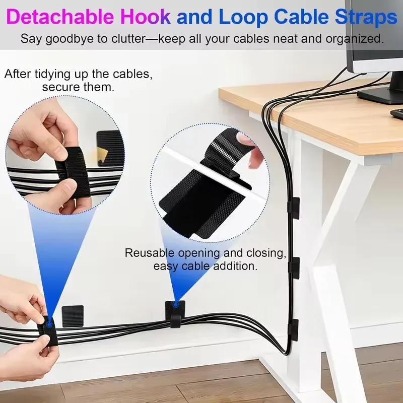 ชุดจัดระเบียบสายเคเบิลใต้โต๊ะ  - Cable Organizer บทวิจารณ์และราคา