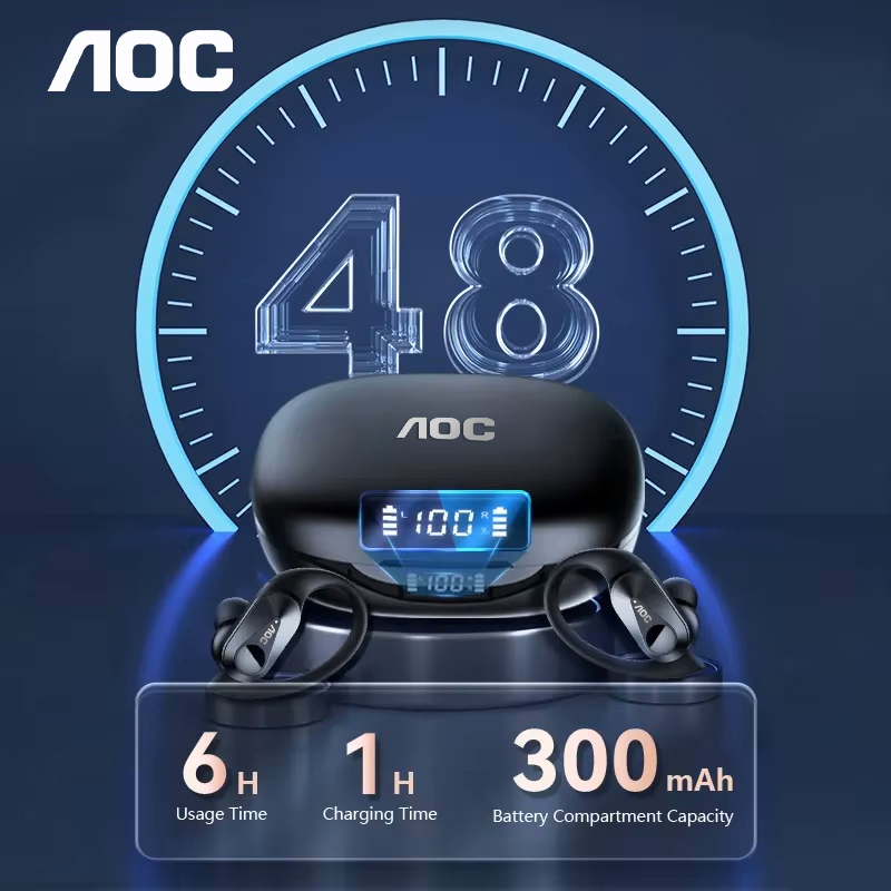 ช้อยส์ AOC ชุดหูฟังกีฬาไร้สายบ - Headphones Wireless บทวิจารณ์และราคา