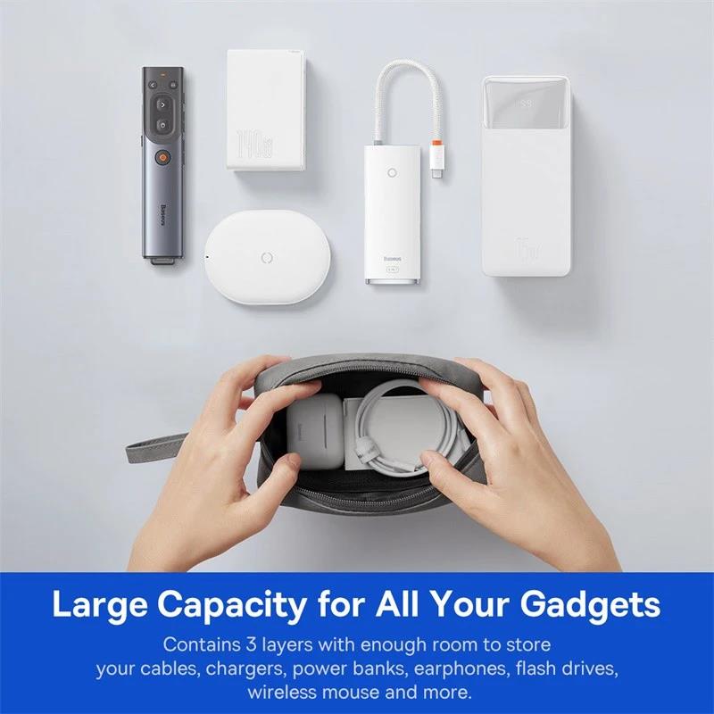 กระเป๋าจัดระเบียบสำหรับเดินทาง - Cable Organizer บทวิจารณ์และราคา