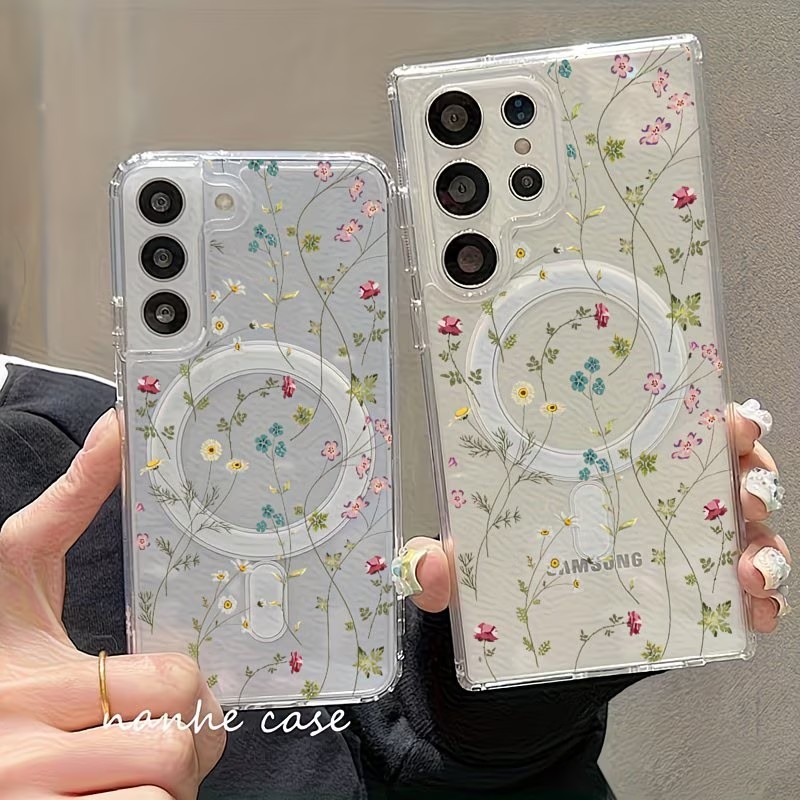 เคสโทรศัพท์ลายดอกไม้แบบแม่เหล็ - Wireless Charger บทวิจารณ์และราคา