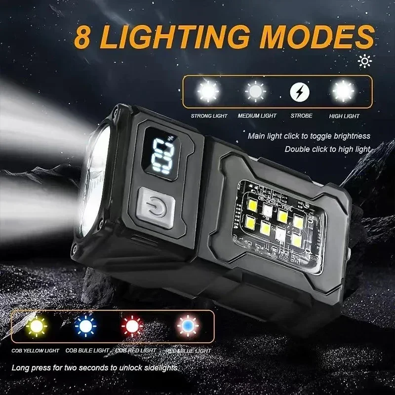 ไฟฉายแม่เหล็ก ไฟทำงาน ไฟฉายแบบ - Power Bank บทวิจารณ์และราคา