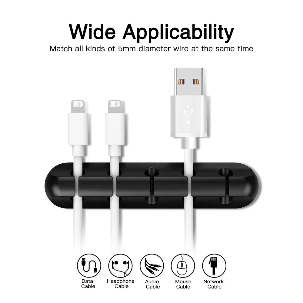 ที่จัดระเบียบสาย USB ซิลิโคน ท - Cable Organizer บทวิจารณ์และราคา
